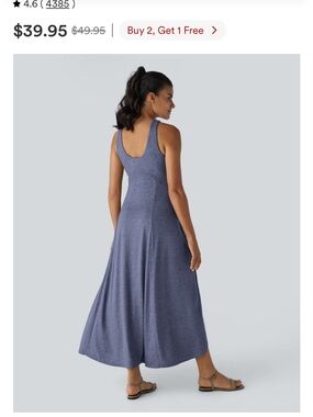 Halara Maxi Top with Side Slits (missing tag)